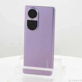 〔中古〕OPPO(オッポ) OPPO Reno10 Pro 5G 256GB グロッシーパープル A302OP Softbank SIMフリー〔349-ud〕