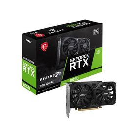 ★MSI GeForce RTX 3050 VENTUS 2X E 6G OC [PCIExp 6GB]【グラフィックボード・ビデオカード】【送料無料】