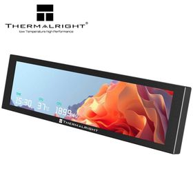 Thermalright｜サーマルライト Trofeo Vision 9.16 LCD Black 9.16インチIPSディスプレイ搭載ガジェット(ブラック) TH-TV916LCD-BK 返品種別B