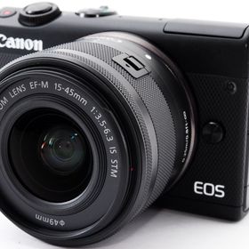 キャノン ミラーレス CANON EOS M100 ブラック レンズキット 中古 Wi-Fi搭載 新品SDカード付き 届いてすぐに使える スマホに送れる 動画