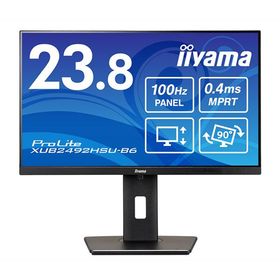 iiyama XUB2492HSU-B6 ProLite 液晶ディスプレイ 23.8型 / 1920×1080 / HDMI DisplayPort / ブラック / スピーカーあり / IPS方式 / 昇降 / 回転 メーカー直送