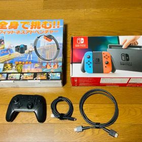 Nintendo Switch 本体 ネオンブルー ネオンレッド、周辺機器セット