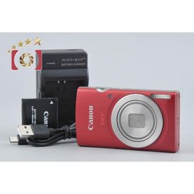 【中古】Canon キヤノン IXY 200 レッド コンパクトデジタルカメラ