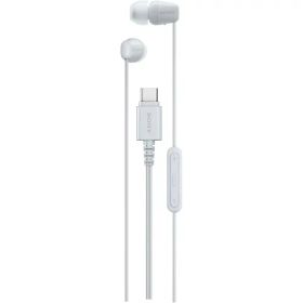 ソニー(SONY) IER-EX15C WZ ホワイト/タイプc/イヤホン/Type-C/イヤホン/有線/バランスの良い音質/小型/リモコン操作 / 4色 / マイク付き/通話可能/クリアな音質 / コード長1.2m / リモコン操作/ソニー独自開発ドライバー/低音域から高音域