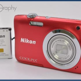 【動作保証】 ニコン NIKON COOLPIX A100 5X バッテリー付属 同梱無料 #ak363
