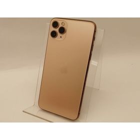 【中古】Apple docomo 【SIMロック解除済み】 iPhone 11 Pro Max 256GB ゴールド MWHL2J/A【神保町】保証期間１ヶ月【ランクC】