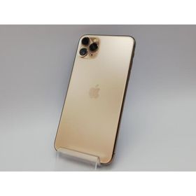 【中古】Apple au 【SIMロック解除済み】 iPhone 11 Pro Max 64GB ゴールド MWHG2J/A【府中ル・シーニュ】保証期間１ヶ月【ランクB】