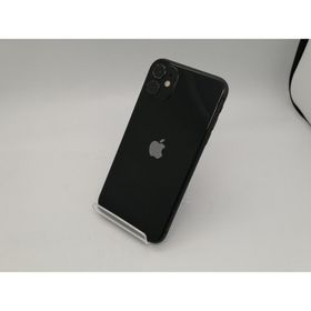 【中古】Apple SoftBank 【SIMロック解除済み】 iPhone 11 128GB ブラック MWM02J/A【広島本通】保証期間１ヶ月【ランクC】