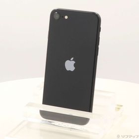 (中古)Apple iPhone SE 第3世代 64GB ミッドナイト NMYC3J/A SIMフリー(371-ud)