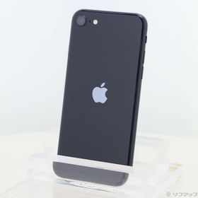 (中古)Apple iPhone SE 第3世代 64GB ミッドナイト MMYC3J/A SIMフリー(258-ud)