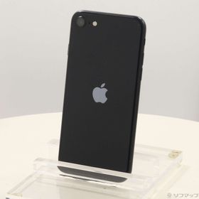 (中古)Apple iPhone SE 第3世代 64GB ミッドナイト MMYC3J/A SIMフリー(196-ud)