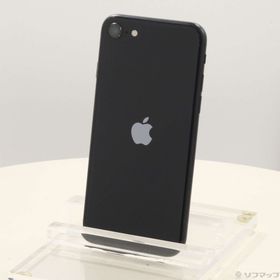 (中古)Apple iPhone SE 第3世代 64GB ミッドナイト MMYC3J/A SIMフリー(348-ud)