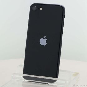 (中古)Apple iPhone SE 第3世代 64GB ミッドナイト MMYC3J/A SIMフリー(198-ud)
