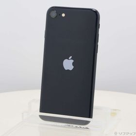 (中古)Apple iPhone SE 第3世代 64GB ミッドナイト MMYC3J/A SIMフリー(344-ud)