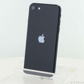 (中古)Apple iPhone SE 第3世代 64GB ミッドナイト MMYC3J/A SIMフリー(262-ud)