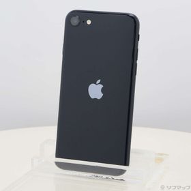 (中古)Apple iPhone SE 第3世代 64GB ミッドナイト MMYC3J/A SIMフリー(344-ud)