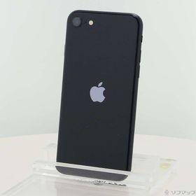 (中古)Apple iPhone SE 第3世代 64GB ミッドナイト MMYC3J/A SIMフリー(258-ud)