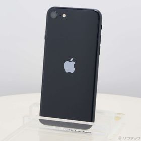 (中古)Apple iPhone SE 第3世代 64GB ミッドナイト MMYC3J/A SIMフリー(344-ud)