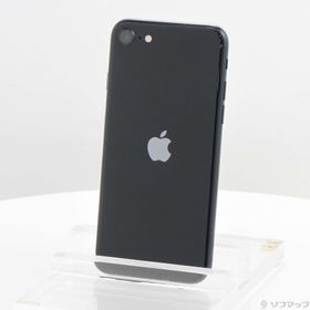 (中古)Apple iPhone SE 第3世代 64GB ミッドナイト MMYC3J/A SIMフリー(196-ud)