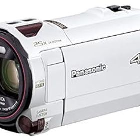 【中古】【39shop】パナソニック★4K ビデオカメラ VX992M 64GB 光学20倍ズーム ピュアホワイト HC-VX992M-W（非常に良い）