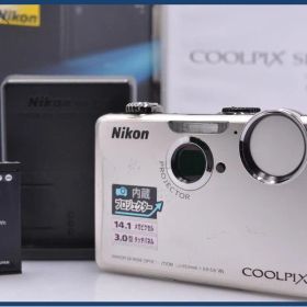 【動作保証】 ニコン Nikon COOLPIX S1100pj 5X 元箱、バッテリー、充電器、取扱説明書付属 同梱無料 #ks973