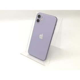 【中古】Apple au 【SIMロック解除済み】 iPhone 11 64GB パープル MWLX2J/A【神保町】保証期間１ヶ月【ランクB】