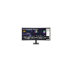 LG(エルジー) USB-C接続 PCモニター LG UltraWide 34U640B-B ［34型 /UWQHD(3440×1440） /ワイド /曲面型 /144Hz］