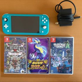 Nintendo Switch Lite ライトブルー【中古】カセット付き
