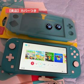 【美品】Nintendo Switch Lite ブルー 本体＋カバー類・箱つき
