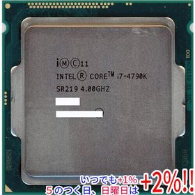 【中古】Core i7 4790K 4GHz LGA1150 SR219【いつでも+1％！5のつく日と日曜日は+2%！】 爆買
