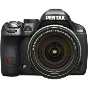 【中古】ペンタックス PENTAX K-50 DA18-135mmWRレンズキット ブラック ブラック カメラ 中古 人気 おすすめ 高画質