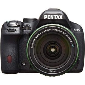 【中古】ペンタックス PENTAX K-50 DA18-135mmWRレンズキット ブラック当店保証30日間 人気モデル 高画質 売れ筋