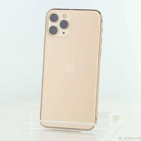 〔中古〕Apple(アップル) iPhone11 Pro 64GB ゴールド MWC52J／A SIMフリー〔377-ud〕