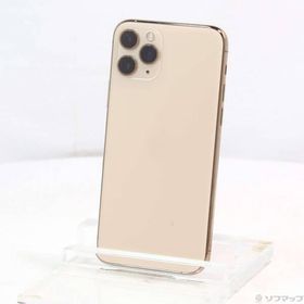 〔中古〕Apple(アップル) iPhone11 Pro 64GB ゴールド MWC52J／A SIMフリー〔247-ud〕