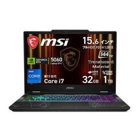 MSI ゲーミングノートパソコン [ RTX 5060 / 15.6型 / Win11 Home / Core i7 / 32GB / 1TB ] オデッセイグレイ &amp; スケルトン Cyborg-15-B13WFKG-5060JP