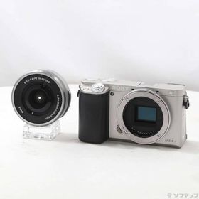 〔中古〕SONY(ソニー) α6000 パワーズームレンズキット シルバー ILCE-6000L〔258-ud〕