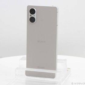 〔中古〕SONY(ソニー) Xperia 5 V 128GB プラチナシルバー SO-53D docomo SIMフリー〔344-ud〕