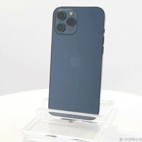 【中古】Apple(アップル) iPhone12 Pro Max 128GB パシフィックブルー MGCX3J／A SoftBank 【247-ud】