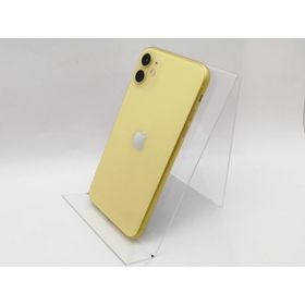【中古】Apple 国内版 【SIMフリー】 iPhone 11 64GB イエロー MHDE3J/A（後期型番）【津田沼】保証期間１ヶ月【ランクC】