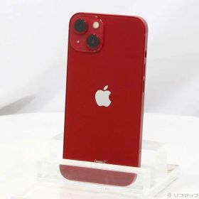 【中古】Apple(アップル) iPhone13 128GB プロダクトレッド MLNF3J／A SIMフリー 【269-ud】