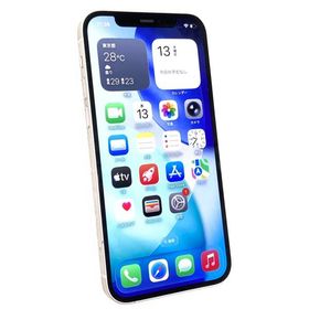 中古 Apple iPhone12 64GB ホワイト MGHP3J／A SIMフリー ネットワーク利用制限▲判定 ※赤ロム保証あります