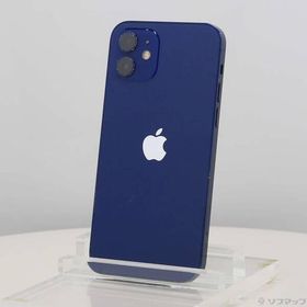 〔中古〕Apple(アップル) iPhone12 64GB ブルー MGHR3J／A SIMフリー〔377-ud〕