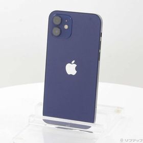 〔中古〕Apple(アップル) iPhone12 64GB ブルー MGHR3J／A SIMフリー〔269-ud〕