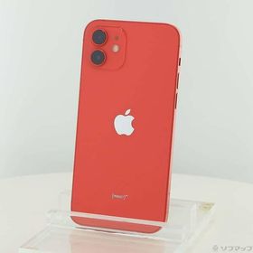 〔中古〕Apple(アップル) iPhone12 64GB プロダクトレッド MGHQ3J／A SoftBank〔349-ud〕