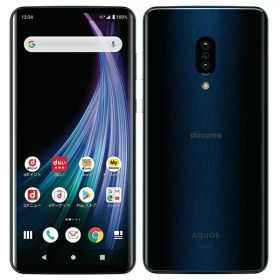 【中古】Cランク【傷や汚れあり】 SIMフリー SH-01M SHARP AQUOS zero2 アストロブラック 利用制限〇(白ロム) 送料無料