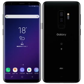 【中古】Cランク 【傷や汚れあり】SIMロック解除済み 元au SAMSUNG Galaxy S9+ SCV39 ミッドナイトブラック ネットワーク利用制限〇(白ロム) 送料無料