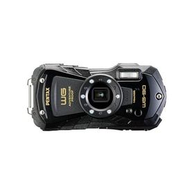 PENTAX WG-90 ブラック 本格防水デジタルカメラ 14m防水 (連続2時間) 1.6m耐衝撃 防塵 -10℃耐寒 アウトドアで活躍