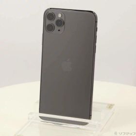 【中古】Apple(アップル) iPhone11 Pro Max 256GB スペースグレイ NWHJ2J／A SoftBank 【247-ud】