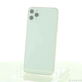 【中古】Apple(アップル) iPhone11 Pro Max 256GB シルバー MWHK2J／A SoftBank 【269-ud】