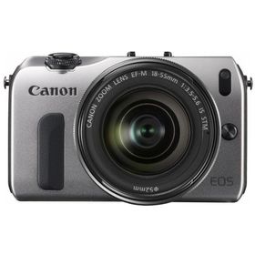 Canon ミラーレス一眼カメラ EOS M レンズキット EF-M18-55mm F3.5-5.6 IS STM付属 シルバー EOSMS
